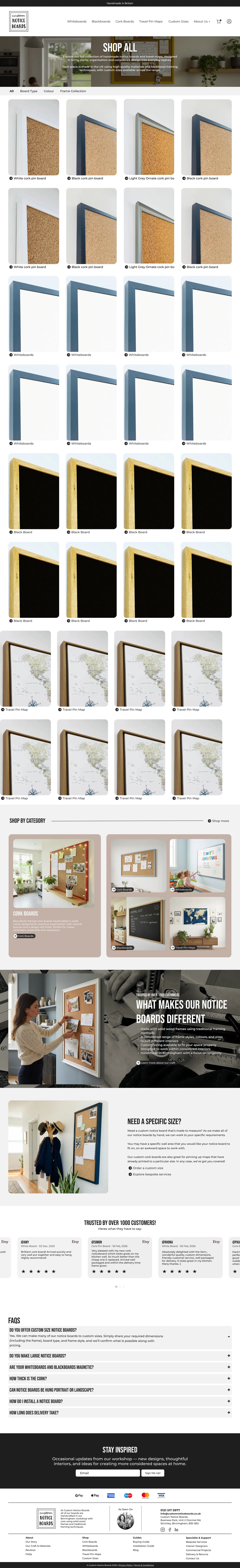 Custom Notice Boards: Shop all